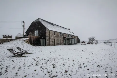 La Borie de l'Aubrac en hiver